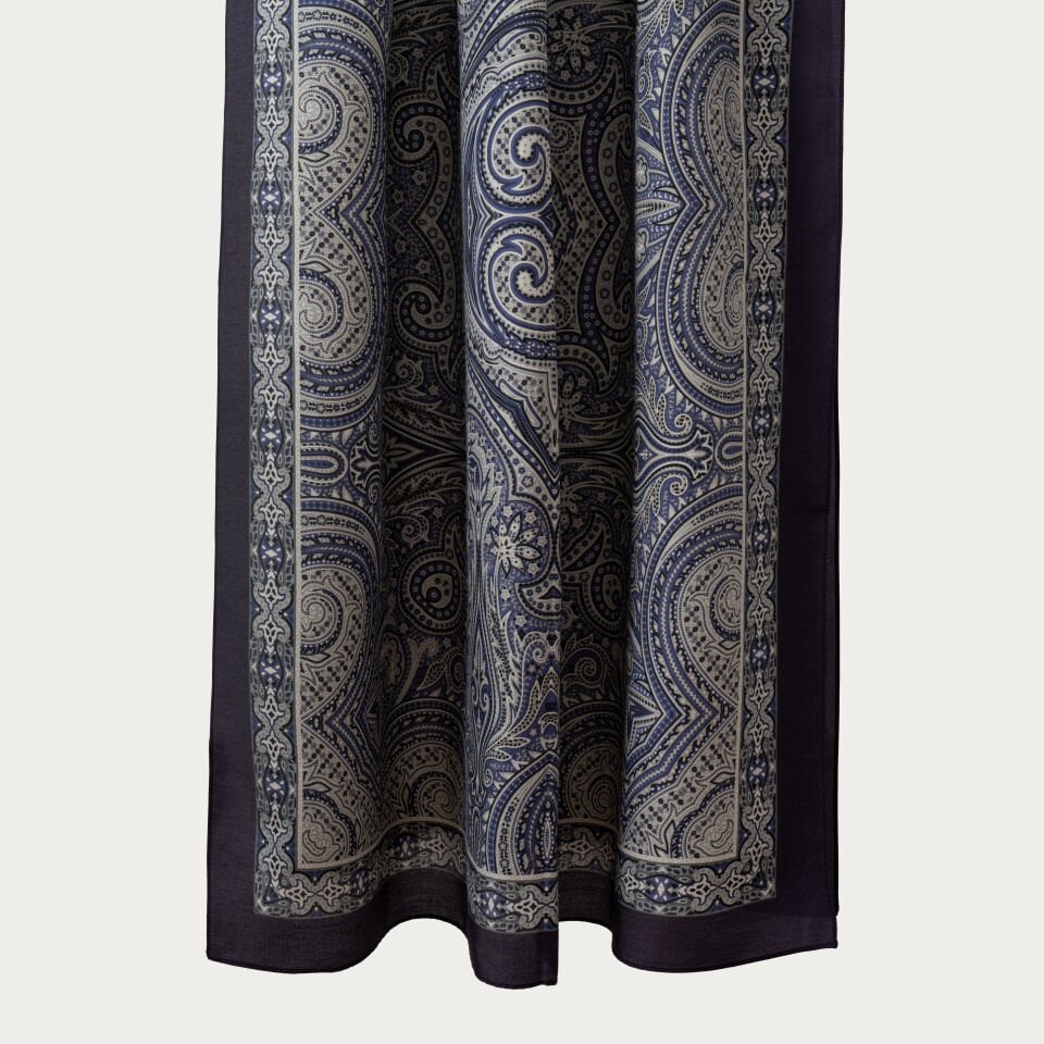 Mirâs İpek Şal Mavi