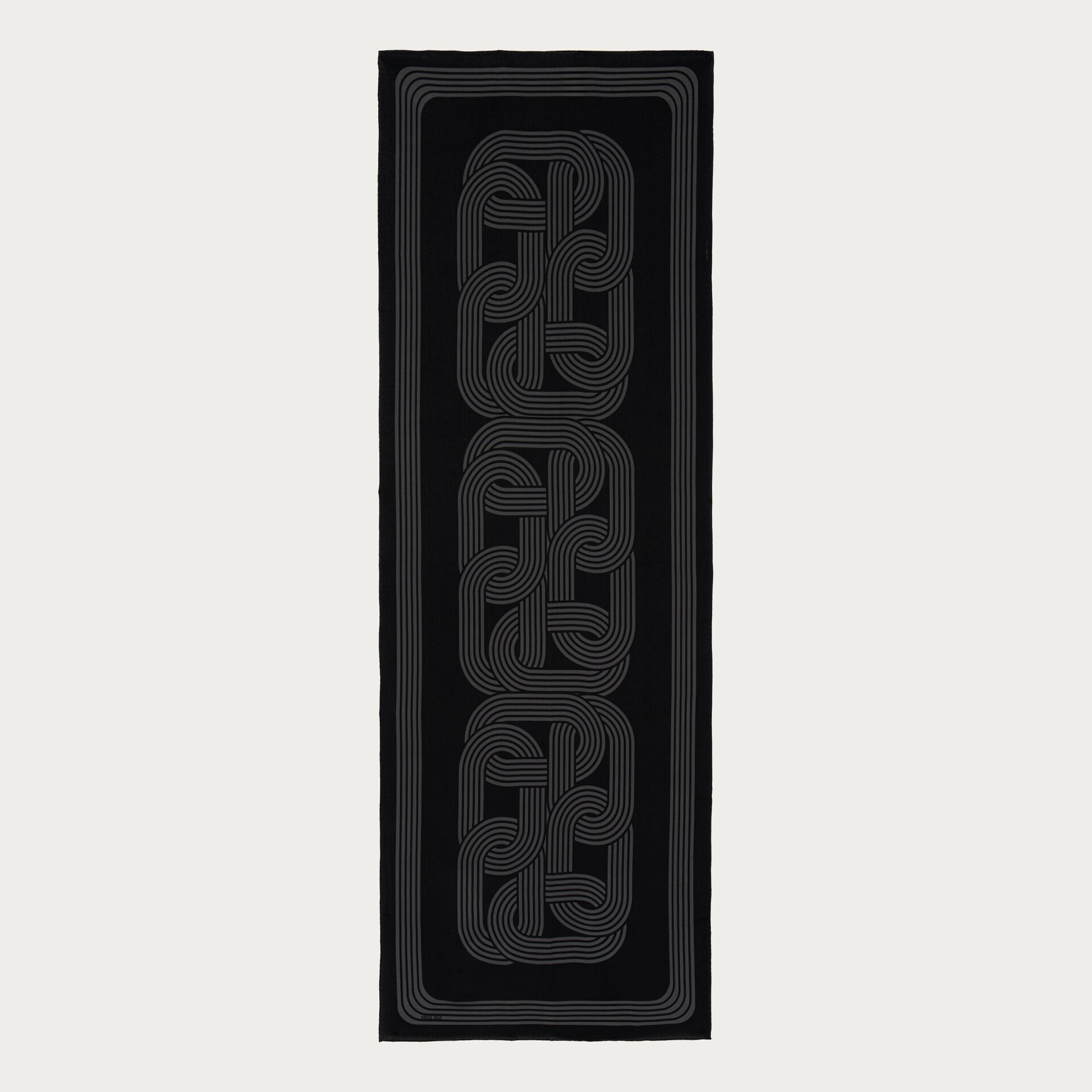 Silsile Silk Shawl Black