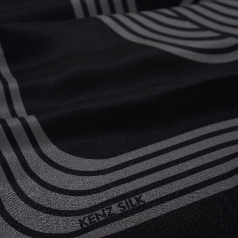 Silsile Silk Shawl Black